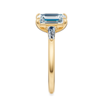 Vesey 3-Stone Engagement Ring Setting