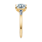 Vesey 3-Stone Engagement Ring Setting
