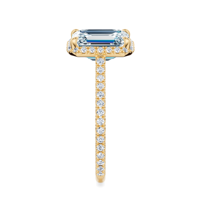 Essex Pavé Halo Engagement Ring Setting