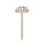 Essex Pavé Halo Engagement Ring Setting