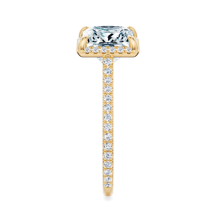 Essex Pavé Halo Engagement Ring Setting