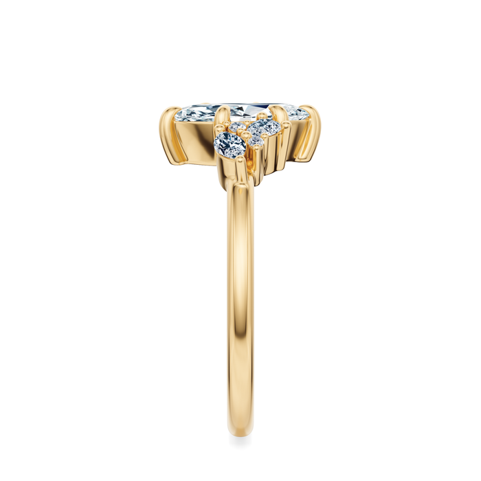 Petite Mulberry Engagement Ring Setting