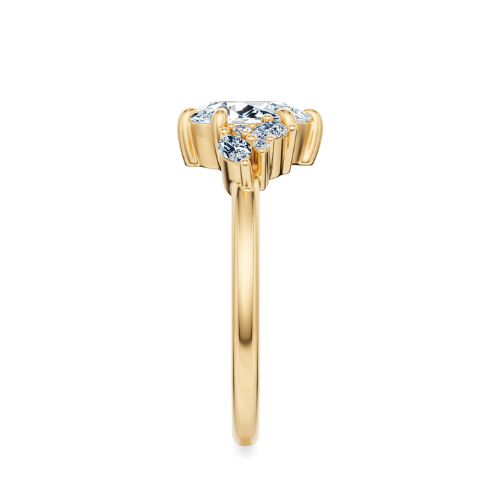 Petite Mulberry Engagement Ring Setting