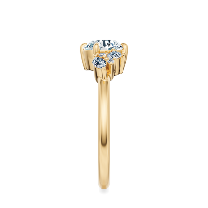 Petite Mulberry Engagement Ring Setting