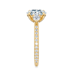 Petite Elizabeth Pavé Engagement Ring Setting