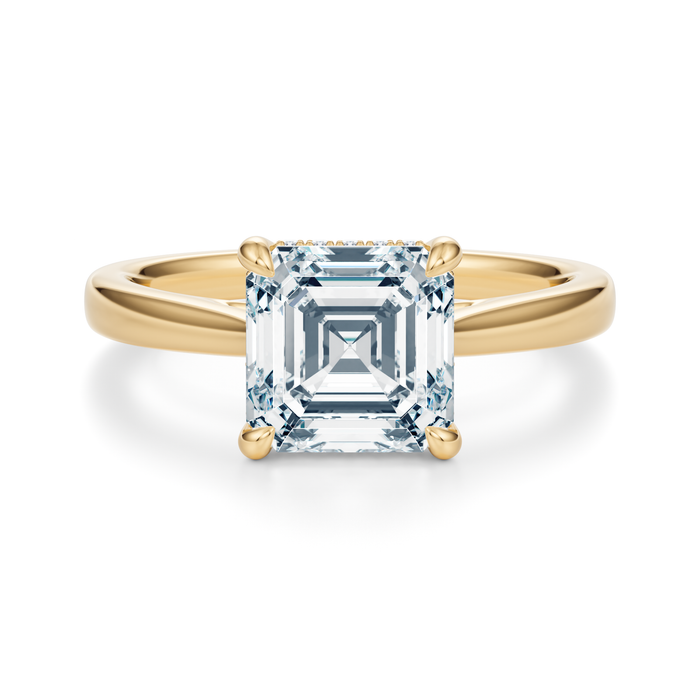 Madison Hidden Halo Engagement Ring Setting