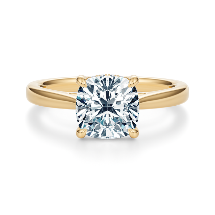 Madison Hidden Halo Engagement Ring Setting