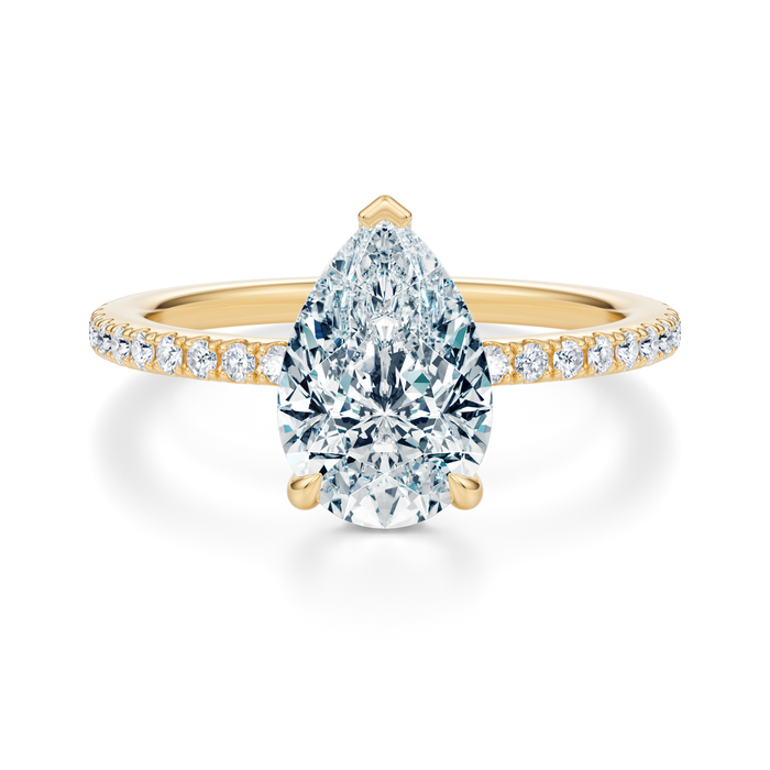 Baxter Pavé Hidden Halo Engagement Ring Setting