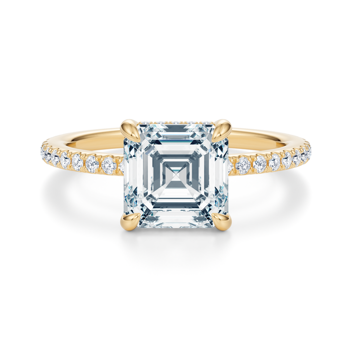 Baxter Full Pavé Engagement Ring Setting