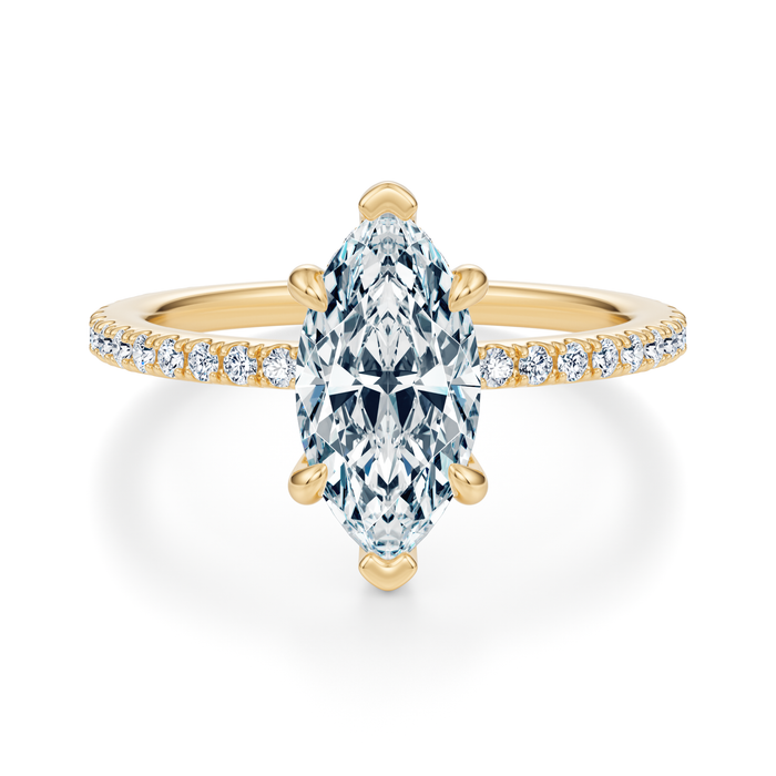 Baxter Full Pavé Engagement Ring Setting