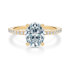 Baxter Full Pavé Engagement Ring Setting