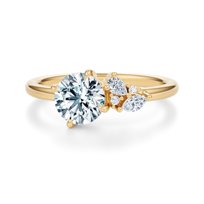 Petite Mulberry Engagement Ring Setting