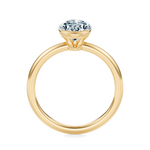 Ludlow Half Bezel Engagement Ring Setting