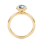 Ludlow Half Bezel Engagement Ring Setting