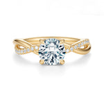 Spring Pavé Engagement Ring Setting
