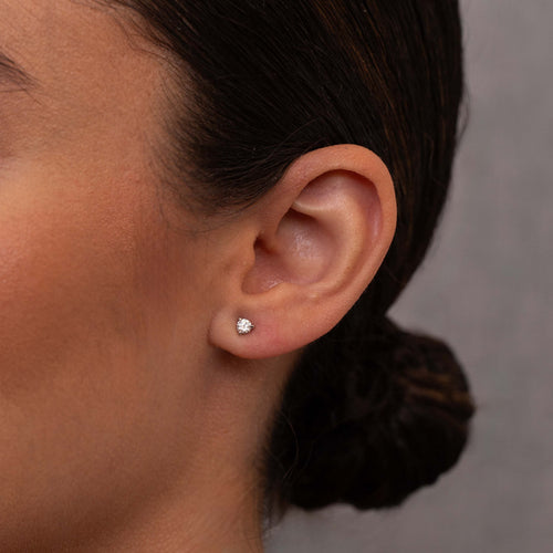 Diamond Stud Trinity Earrings (0.33-5.00tcw) Image 2