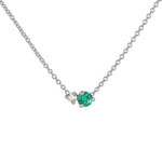 Birthstone & Diamond Necklace