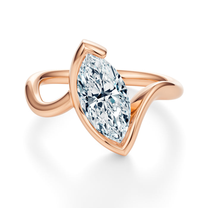 Canal Engagement Ring Setting