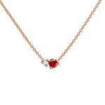 Birthstone & Diamond Necklace