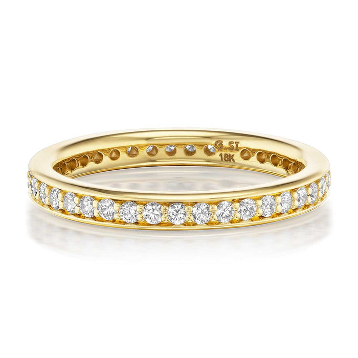 Pike Full Pave Eternity Band