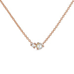 Birthstone & Diamond Necklace