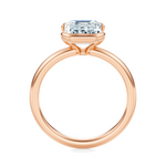 Ludlow Half Bezel Engagement Ring Setting