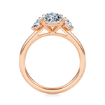 Elizabeth Three-Stone Diamond Engagement Ring Setting
