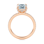 Baxter Pavé Hidden Halo Engagement Ring Setting