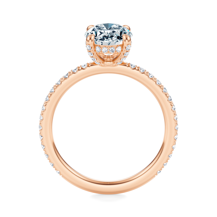 Baxter Full Pavé Engagement Ring Setting
