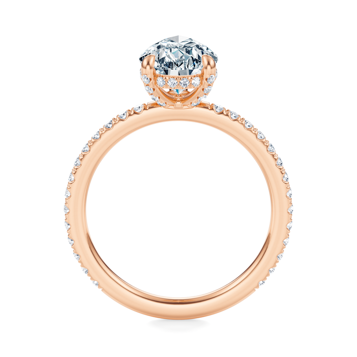 Baxter Full Pavé Engagement Ring Setting