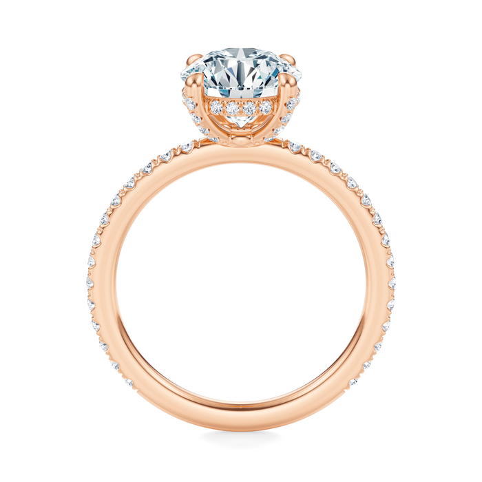 Baxter Full Pavé Engagement Ring Setting