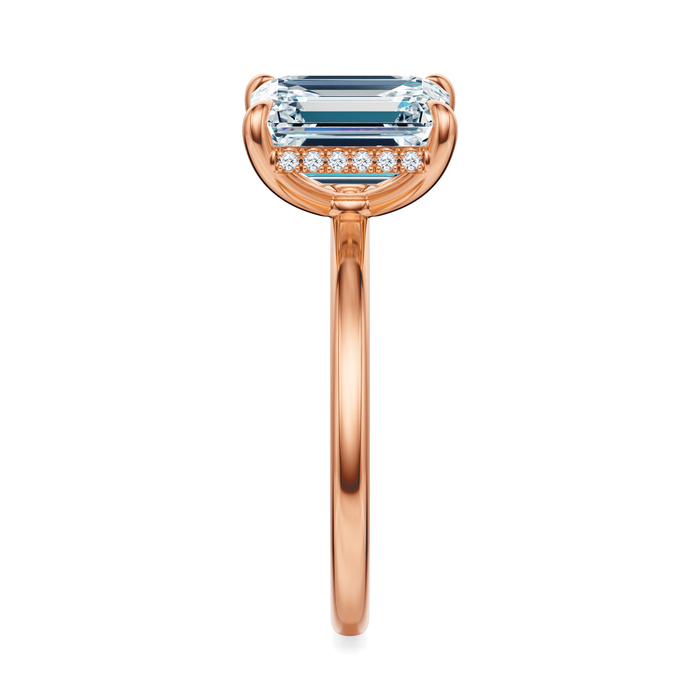 Baxter Hidden Halo Engagement Ring Setting