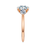 Elizabeth Three-Stone Diamond Engagement Ring Setting
