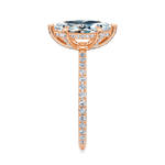 Baxter Pavé Hidden Halo Engagement Ring Setting