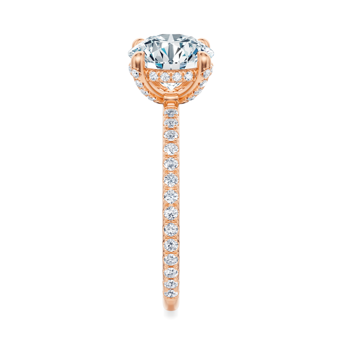 Baxter Full Pavé Engagement Ring Setting