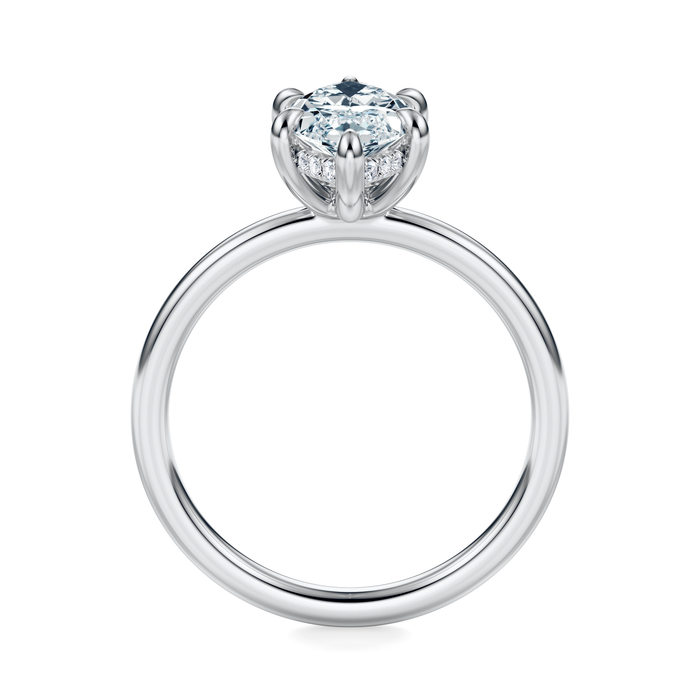 Baxter Hidden Halo Engagement Ring Setting