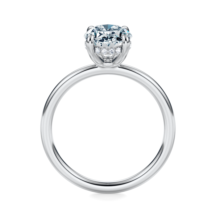 Baxter Hidden Halo Engagement Ring Setting