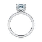 Baxter Pavé Hidden Halo Engagement Ring Setting