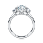 Elizabeth Three-Stone Diamond Engagement Ring Setting