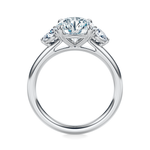Elizabeth Three-Stone Diamond Engagement Ring Setting