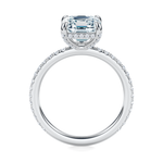 Baxter Pavé Hidden Halo Engagement Ring Setting