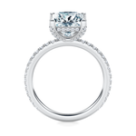 Baxter Pavé Hidden Halo Engagement Ring Setting