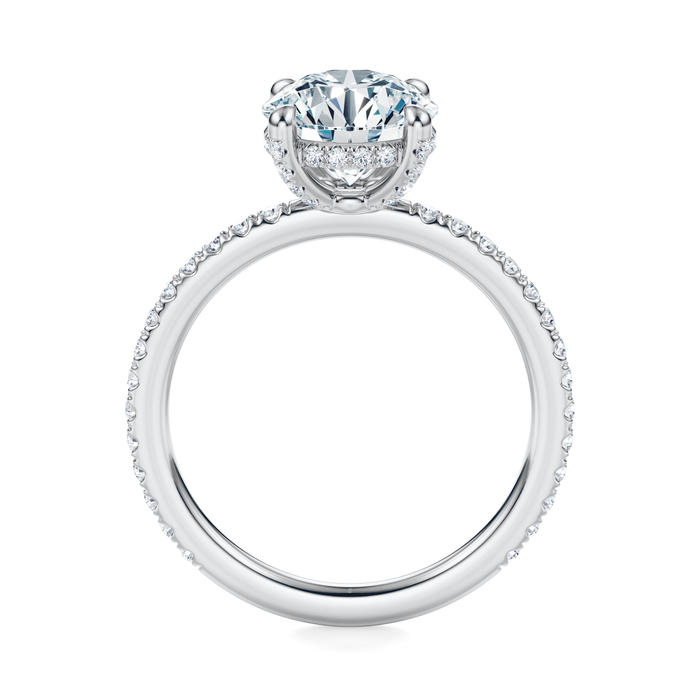 Baxter Full Pavé Engagement Ring Setting