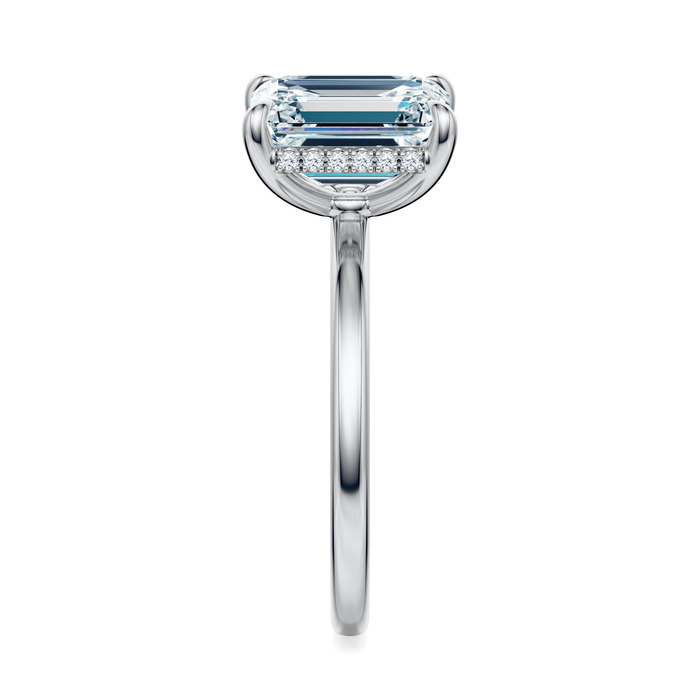 Baxter Hidden Halo Engagement Ring Setting