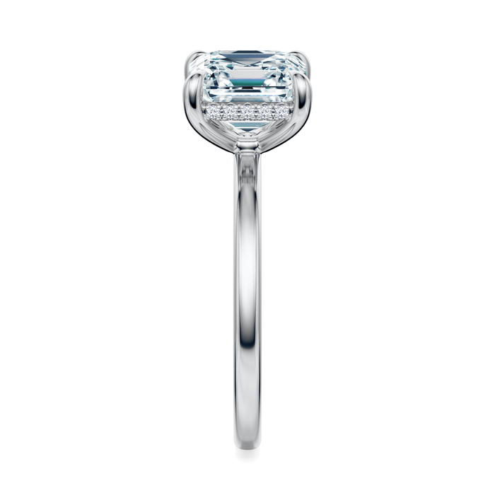 Baxter Hidden Halo Engagement Ring Setting