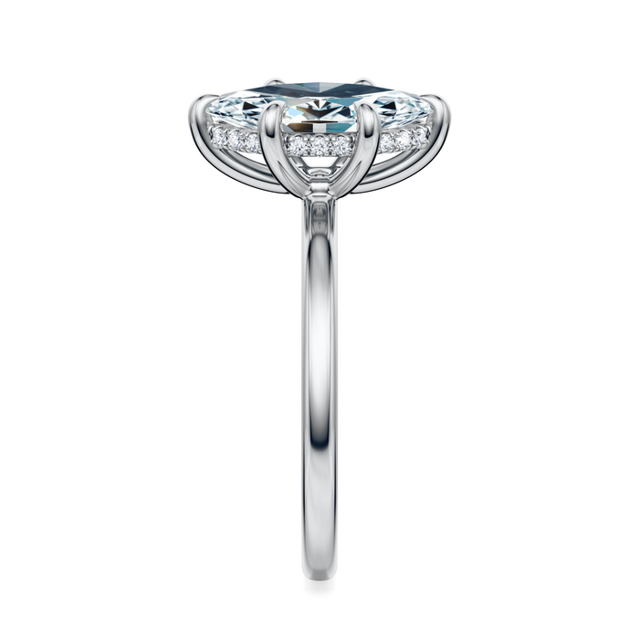 Baxter Hidden Halo Engagement Ring Setting