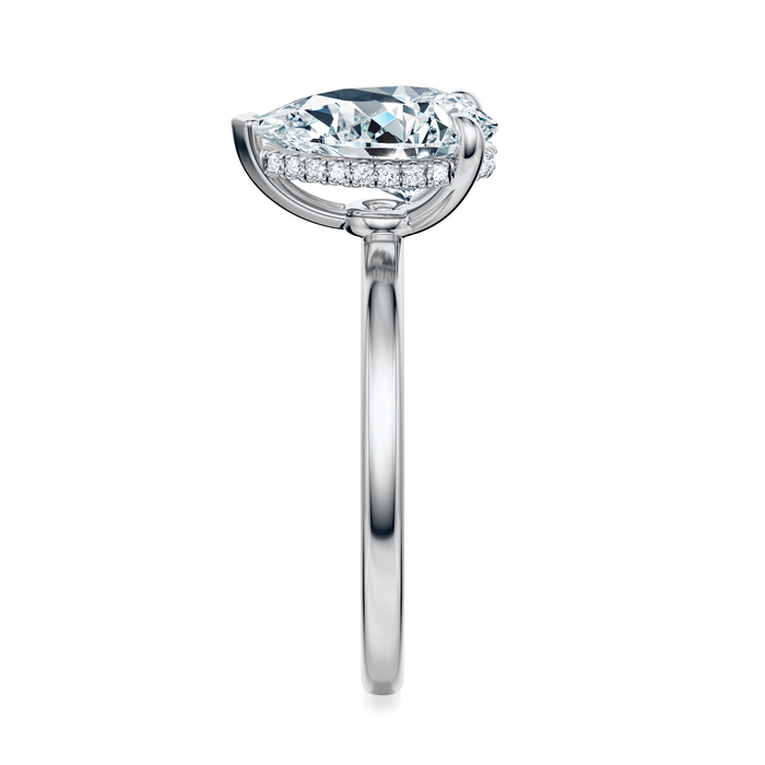 Baxter Hidden Halo Engagement Ring Setting