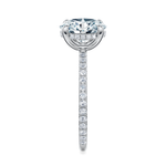 Baxter Pavé Hidden Halo Engagement Ring Setting