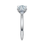 Ann Three-Stone Diamond Engagement Ring Setting