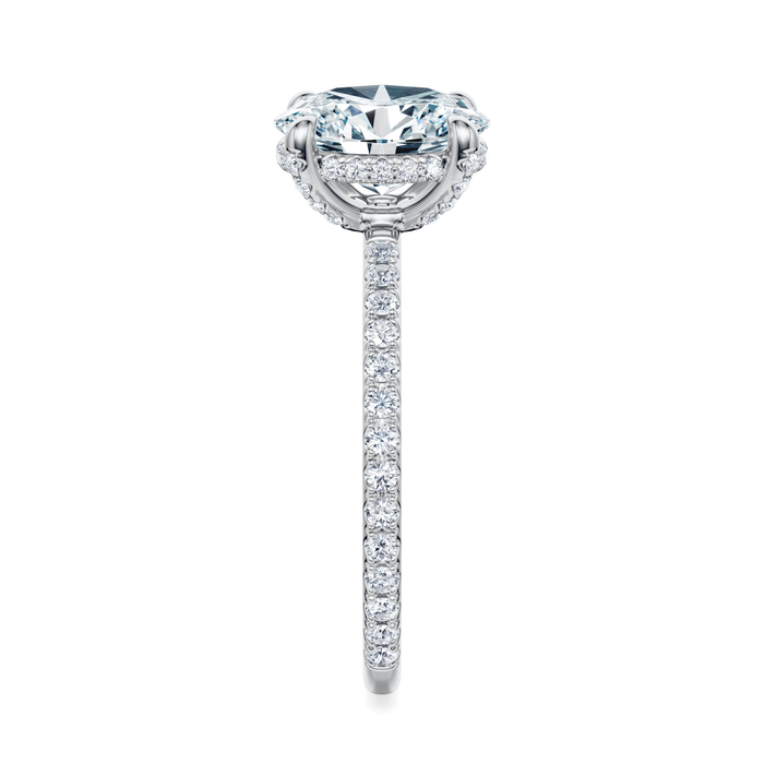 Baxter Full Pavé Engagement Ring Setting